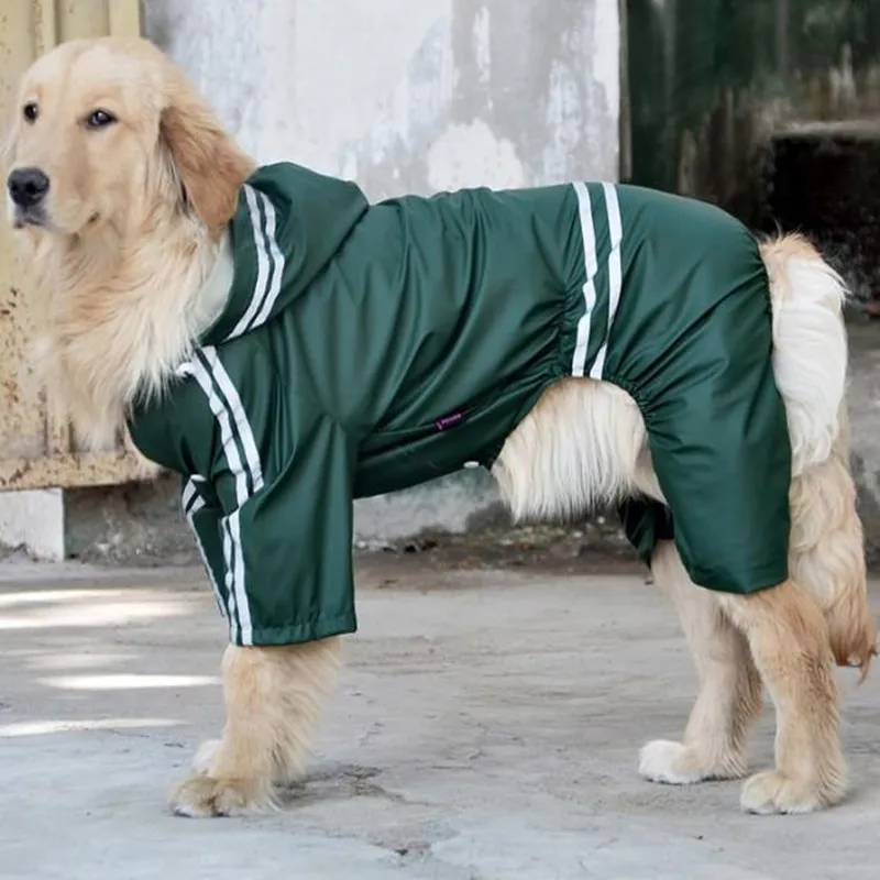 

Dog Raincoat Plastic Rain Cover Lightweight Solid Waterproof Puppy Rain Coat
