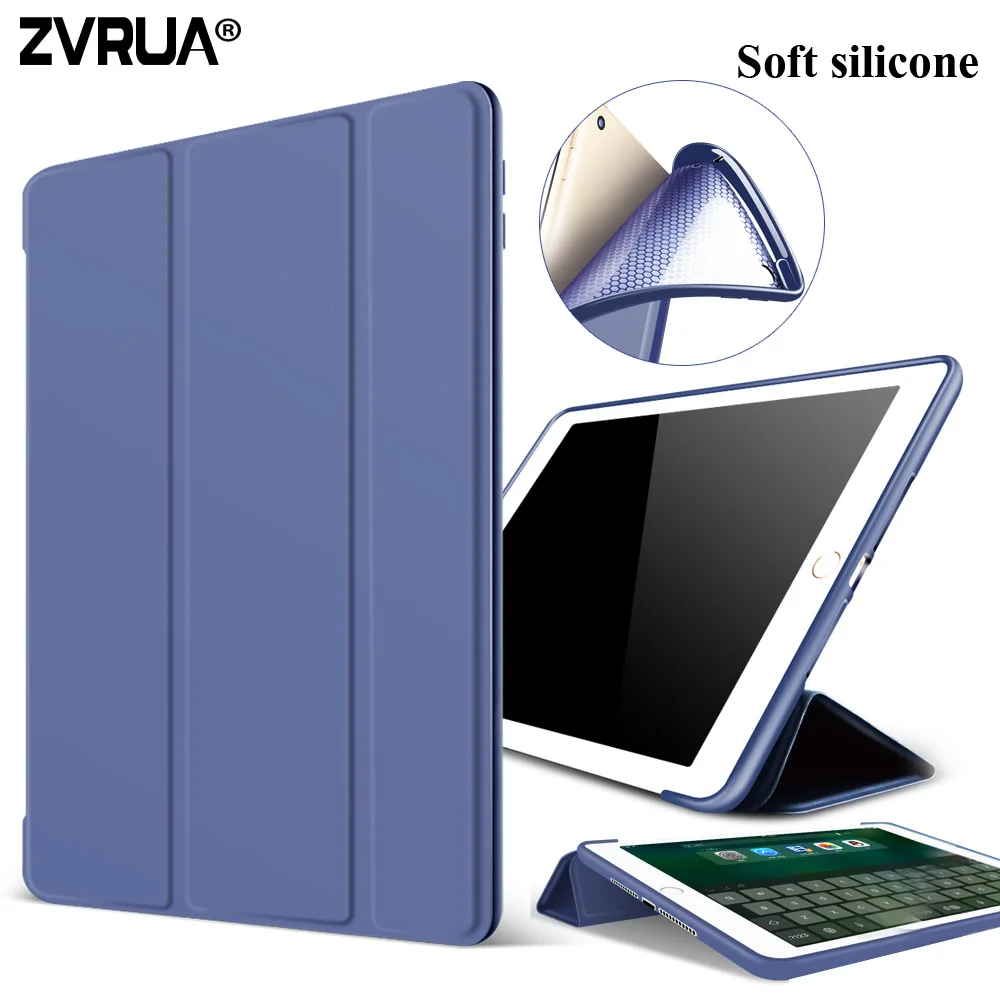 Чехол для нового iPad 9 7 дюйма 2017 2018 выпуск модели A1822 A1823 A1893 Мягкая силиконовая