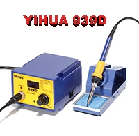 Горячая YIHUA 898BD+ 2в1 SMD Электрический паяльник и тепловая фена паяльная сварочная станция