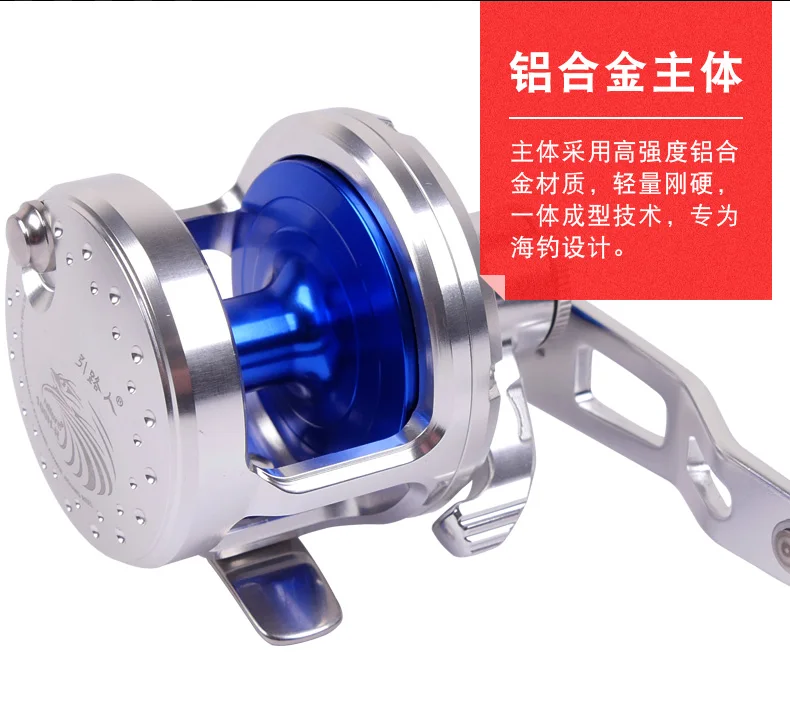 Alça e Direita Carretel de Barco de Água Newslow Carretel Jigging h 7.1: 1 Sobrecarga Esquerda Hande 25kgs Arrastar Cnc Salgada Trollingreel 2019 100 7 hande 25kgs arrastar cnc carretel de barco de água salgada trollingreel
