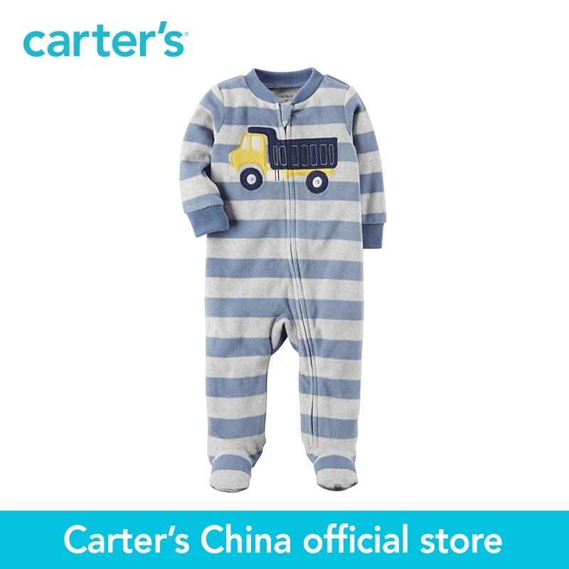 Carter's 1 Piece baby children kids clothing Boy Spring Fall Fleece Zip