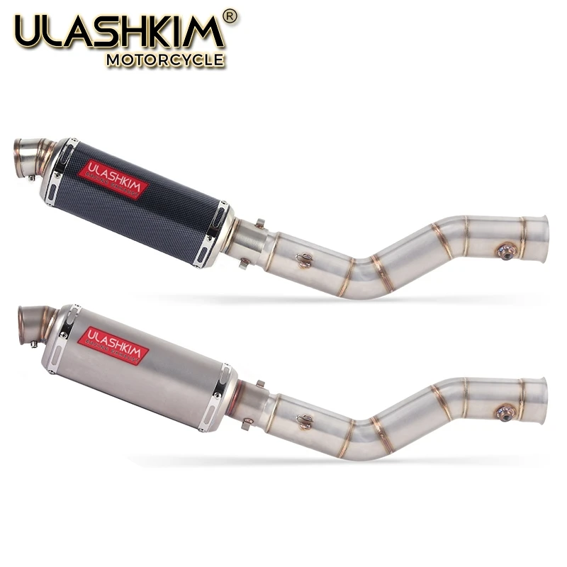 

Motorcycle Exhaust Muffler Escape Full System Middle Link Pipe Slip On For yamaha YZF1000 YZF R1 2009 2010 2011 2012 2013 2014