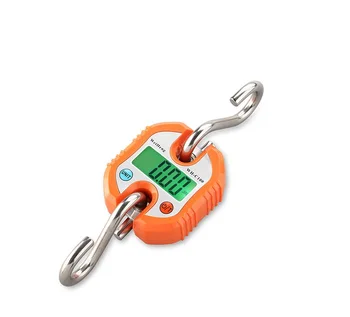 

150kg Portable Digital Hanging Scale Electronic Crane Fishing Balance Weight Scale Hook 50 pcs / lot free shipping