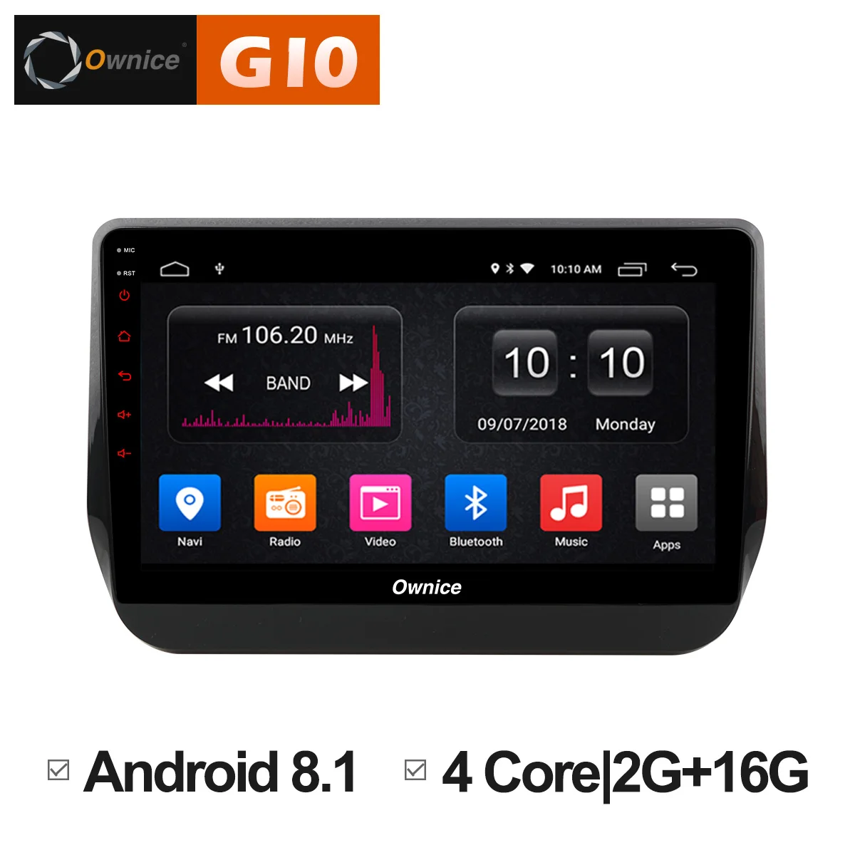 Ownice C500 + G10 9 дюймов Android 8 1 автомобилей Радио DVD для hyundai H1 Гранд Starex 2017 2018 2 ГБ 32 gps Wi Fi