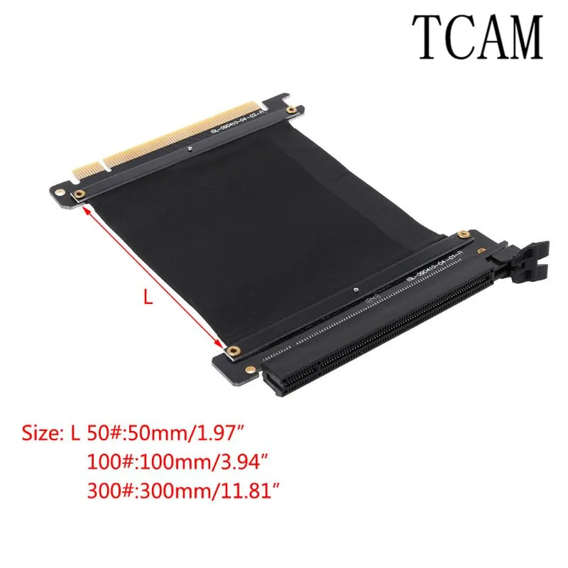 PCI Express 16x гибкий кабель удлинитель карты адаптер видеокарта кабеля для 1U 2U