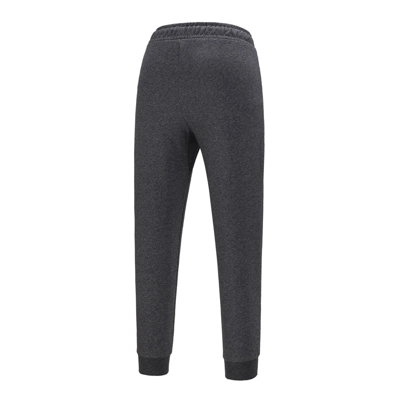 Li-Ning мужские спортивные штаны серии Wade из теплого флиса с подкладкой из 72% хлопка и 28% полиэстера AKLN903 MKY478