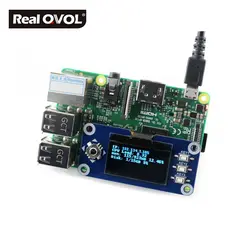 RealQvol 1,3 дюйма OLED дисплей шляпа для Raspberry Pi 128x64 пикселей SPI/I2C интерфейс