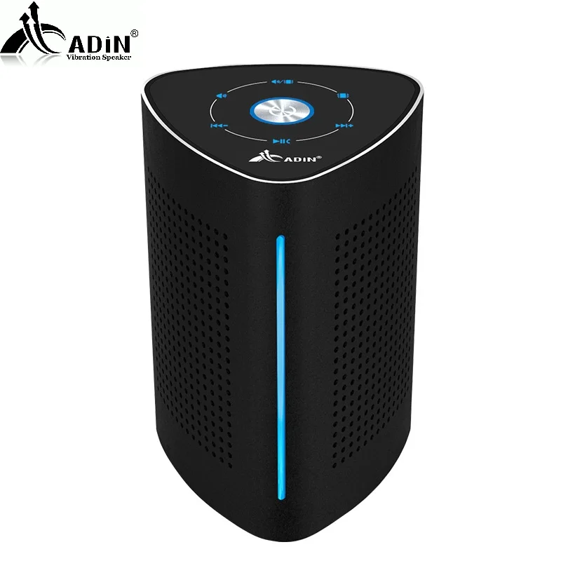 New ADIN V8 Vibration Speaker 36W Bluetooth Speakers Wireless Subwoofer NFC Stereo 3D Surround Touch Computer Phone Speaker (1)
