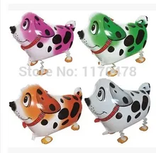 1pcs/lot wholesale walking pet balloons, children’s toys Dalmatians cute dog helium balloons 59X41cm 4 colors to choose from