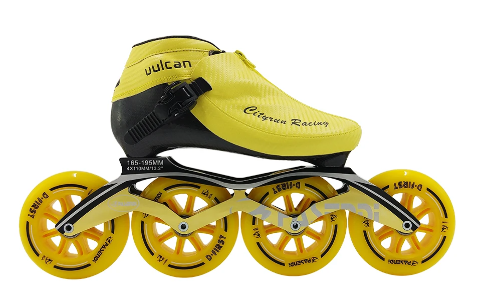 Профессиональный углеродного Скорость катание обувь 4 колеса Patines роликов загрузки взрослых Для мужчин Для женщин ролики скейт для детей
