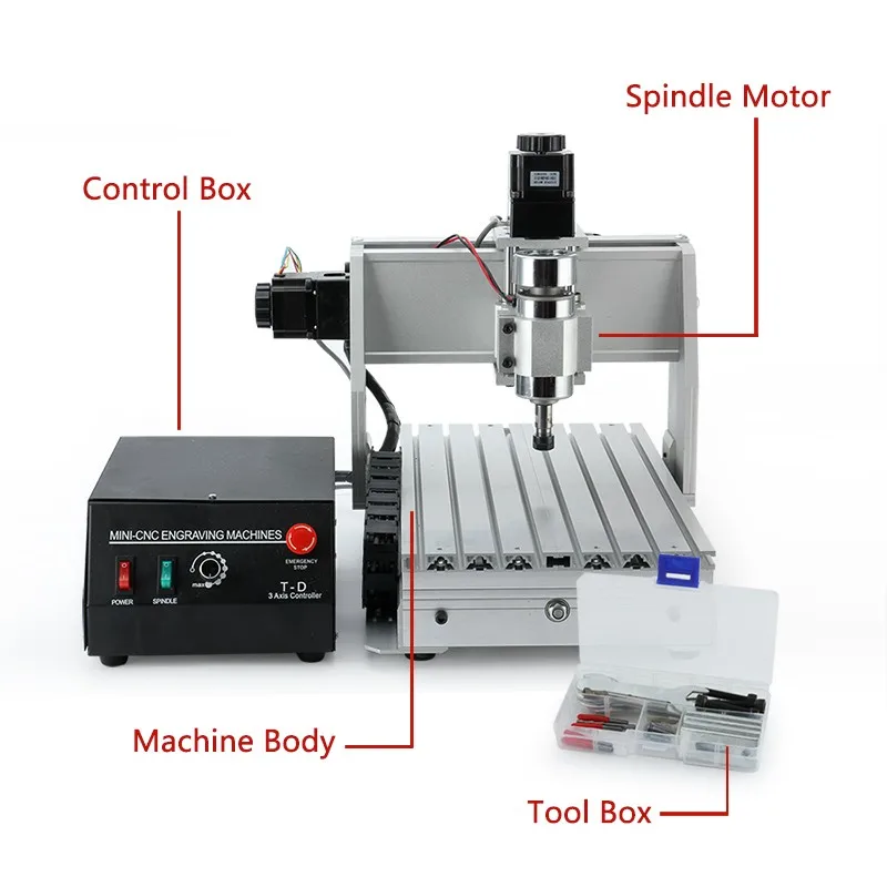 300 W/800 w/1.5kw ЧПУ 3020 T-D300 питания постоянного тока мотор шпинделя ЧПУ гравировальный станок сверлильный маршрутизатор 3-осевой фрезерный станок с ЧПУ