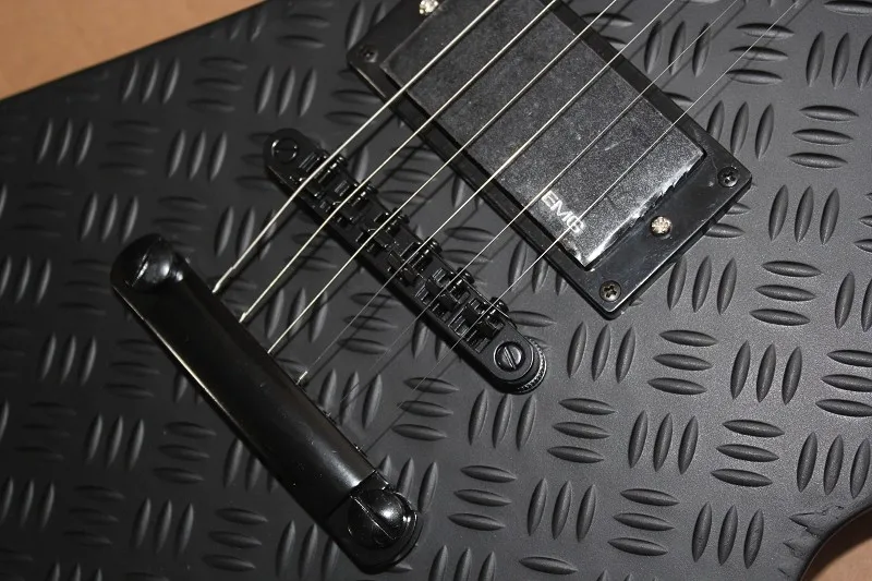Матовая черная модель Джеймса гетфилда на заказ гитара лося инкрустация металлическая команда б/у алмазная пластина гитара сатин черный олень инкрустация гитара
