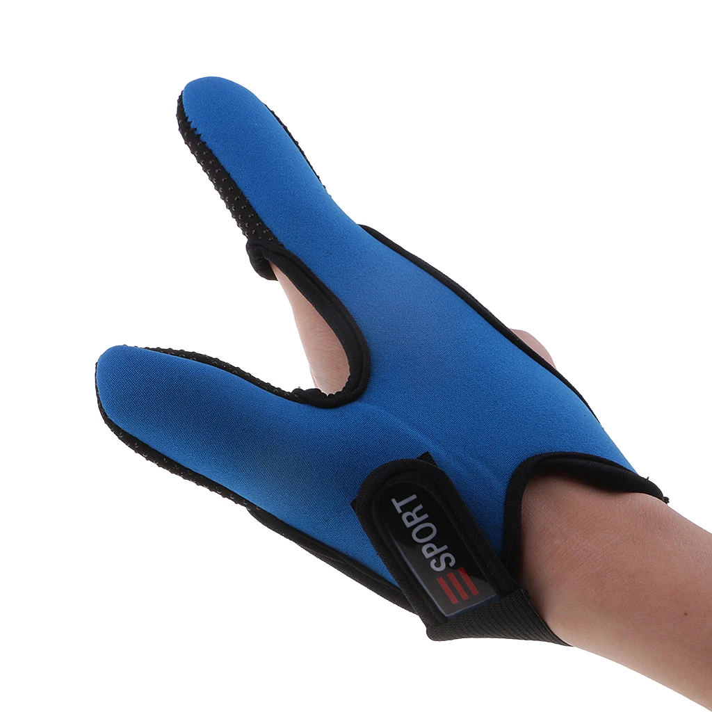 Adjustable Fishing Thumb Index Finger Glove Outdoor Non-Slip Mitt for Kite Flying/Hiking/Cycling/Photography/Exploring/Climbing