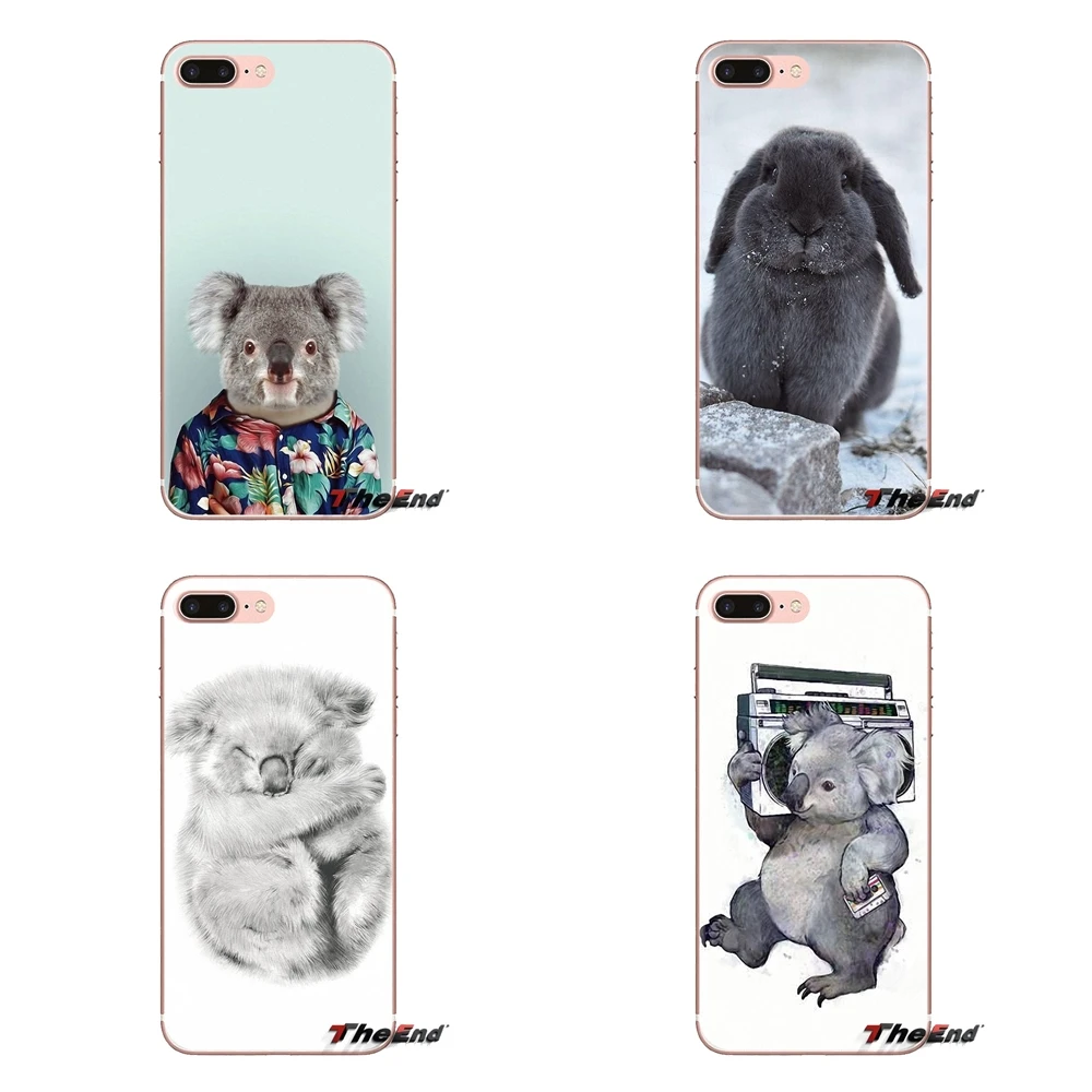 Для Samsung Galaxy S3 S4 S5 Mini S6 S7 Edge S8 S9 S10 Plus Note 3 4 5 8 9 TPU прозрачные чехлы Милый мистер коала