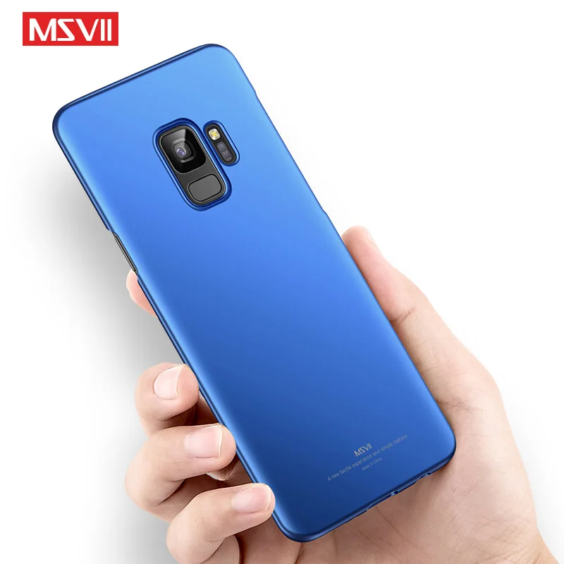 

Msvii Case for Samsung Galaxy S9 Plus Case Cover Silm Hard PC Back Cover For Samsung S9 Plus Galaxy S9Plus Protector Phone Coque
