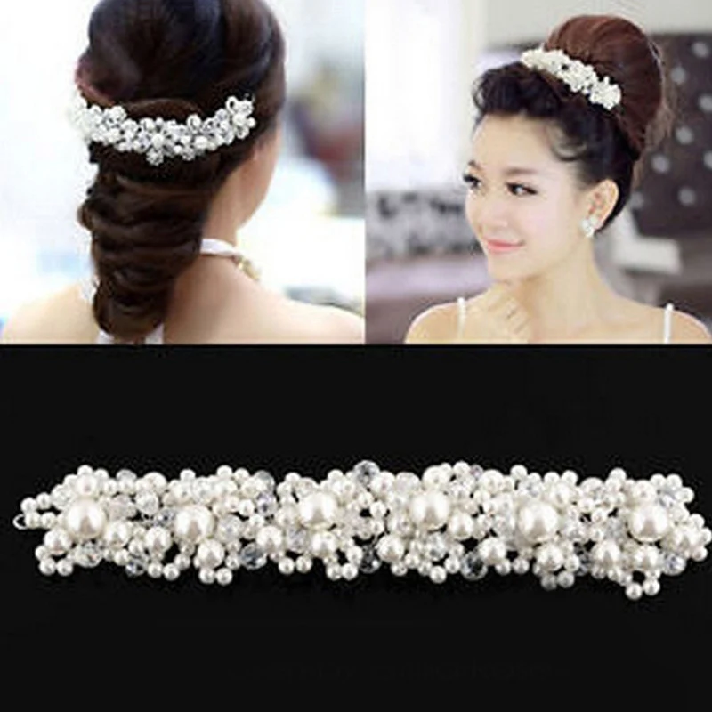 Wedding Hair Accessories Pearl Hair Accessories Pearl Hair Jewelry ...