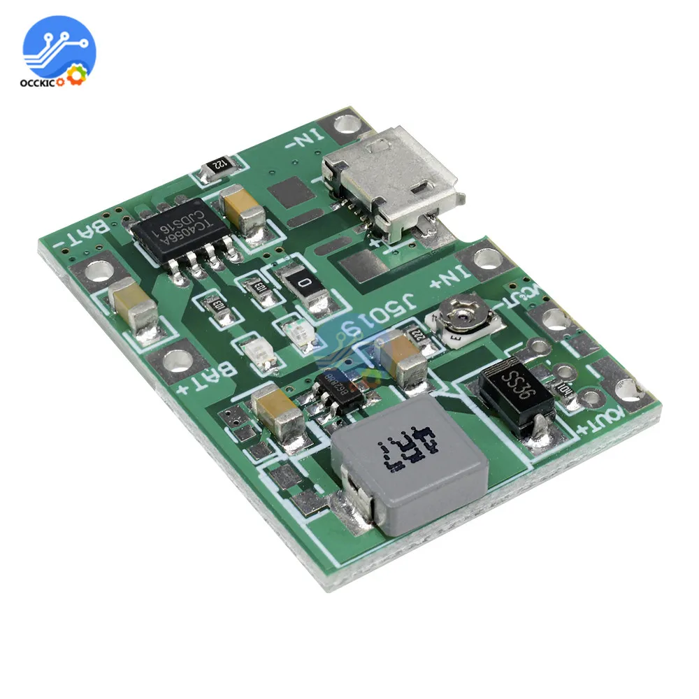 Плата разряда зарядного устройства литиевого аккумулятора Micro USB 18650 3 7 в|Зарядные