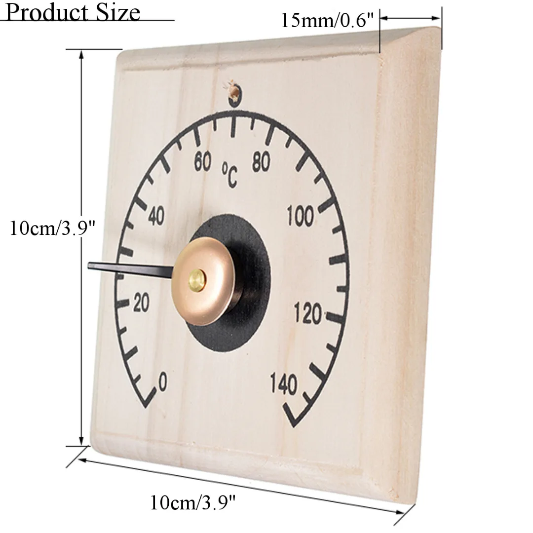 1 x Pine Wood 140º C Sauna Thermometer 15 Minutes Hourglass Sand Timer Clock Bath