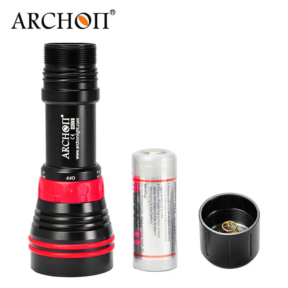Светодиодный фонарик Archon D26VR/W32R CREE с белым/красным светом для дайвинга