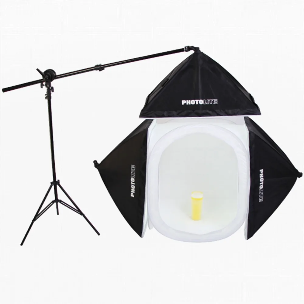 baratas 40*40 cm Photo Studio Tent Shooting Luz Softbox Kit Caixa + 4 Backdrops + Carry Bag Atacado