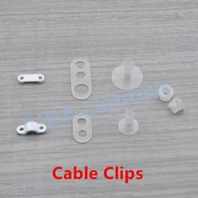 Пластиковый кабельный зажим провода желез электрические провода фиксированный зажим для люстры led Подвесная лампа изогнутая лампа держатель кабеля зажимы