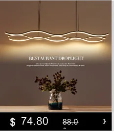 DIY минимализм висит современные светодиодные Подвесные светильники для столовой Гостиная подвесной светильник suspendu подвесной светильник led светильники
