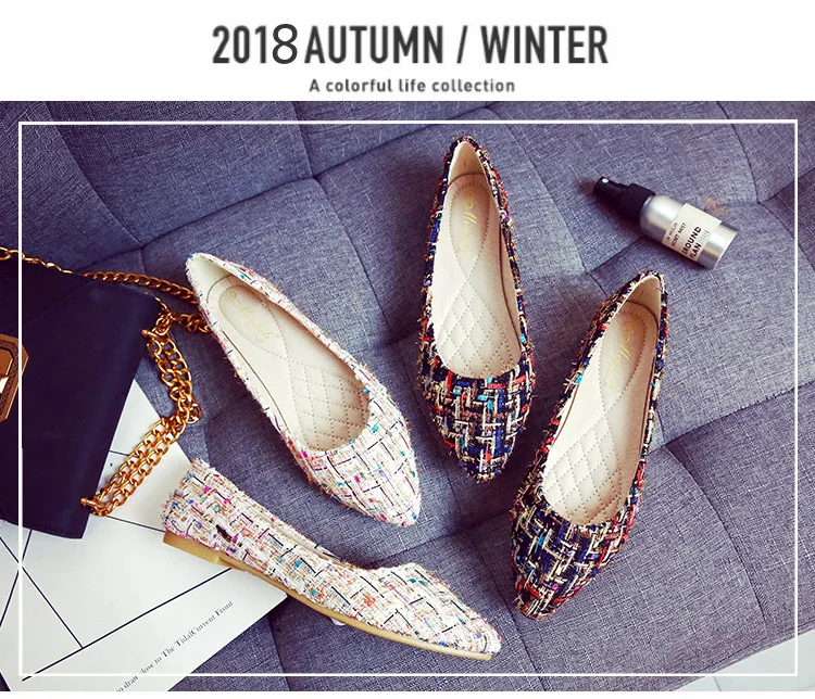 Fashion Ladies Shoes Woman Flats New Spring Autumn Women's Flat Shoes Slip on Square Toe Fashion Women Casual Shoes M8C31 (3)