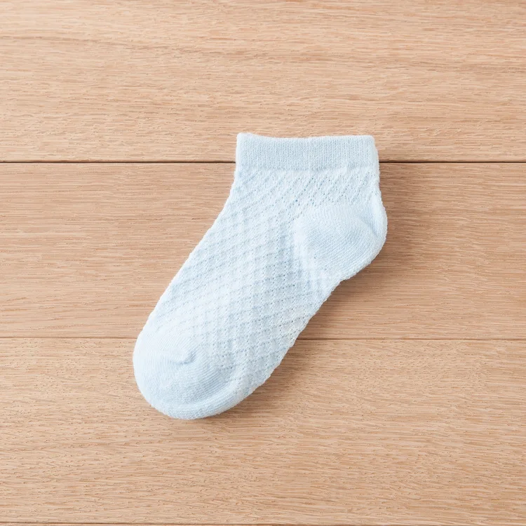 От 0 до 3 лет, носки для малышей, удобные, однотонного цвета до середины икры Socken для маленьких мальчиков и девочек, мягкая ткань из дышащего хлопка для новорожденных детские носки