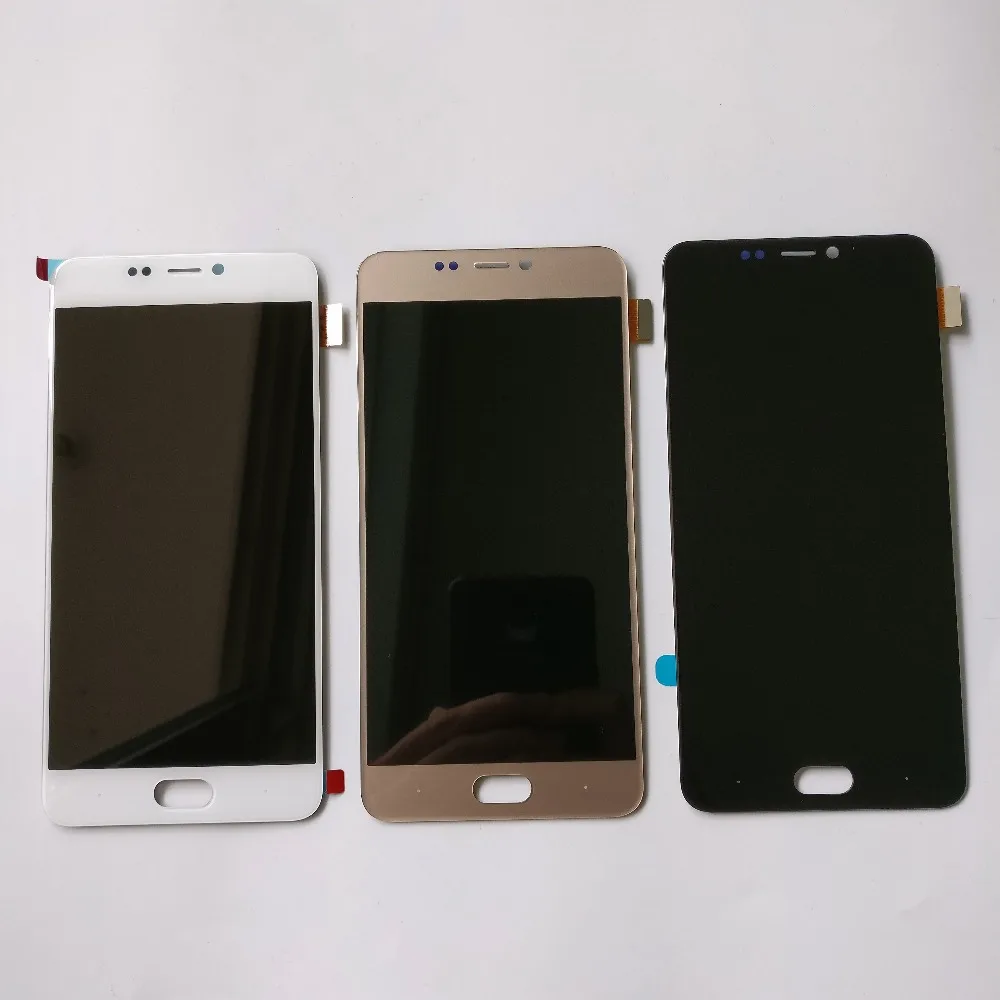 

White / Gold / Black For Gionee A1 LCD Assembly Display + Touch Screen Panel Replacement Screen Module Replacement Parts