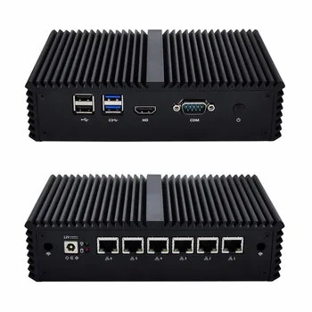 

Very cheap Fanless 6 Gigabit Nics LAN micro router computer with Core I3 I5 I7 1080P,Q500G6