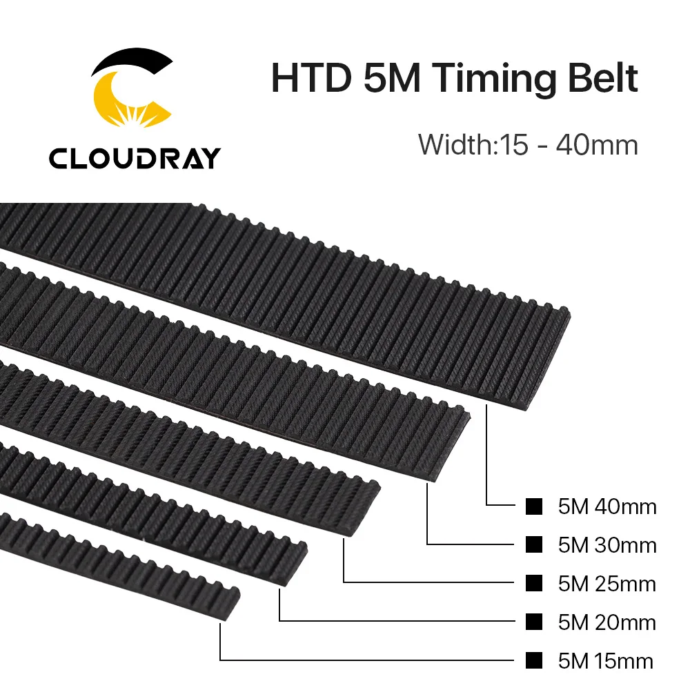 Cloudray 5 метровый ремень для лазерной гравировки м 15 20 25 30 мм полиуретан|open belt|belt 5m5m