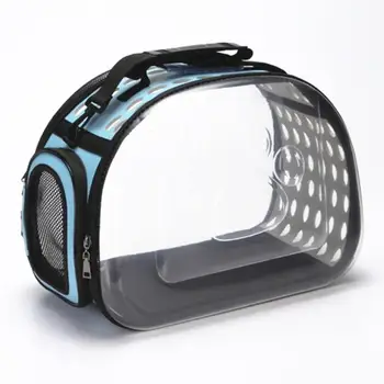 

Pet Cat Dog Carrier Transparent Foldable Breathable Pets Outdoor Kennel Travel Shoulder Bag for Small Dogs Puppy Kittens Bags