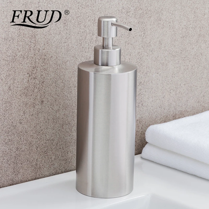 FRUD Stainless Steel Soap Dispenser Kitchen Liquid Hand Pump Lotion