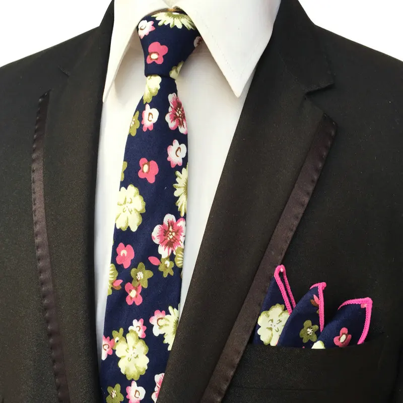 floral groom tie