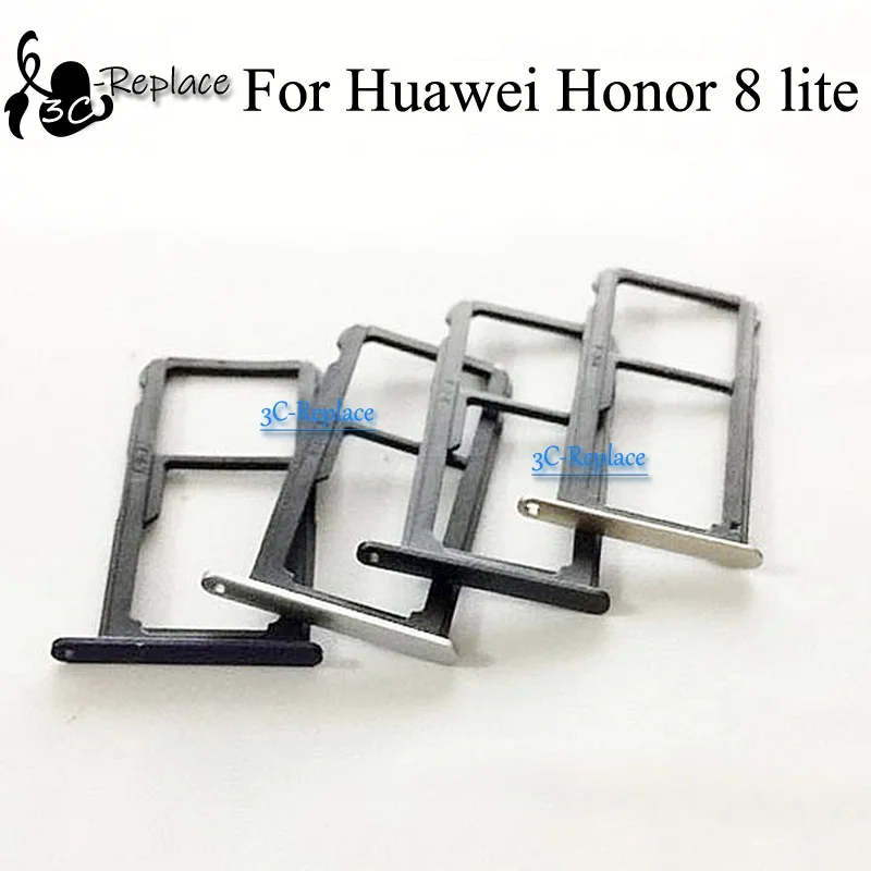 Для huawei Honor 8 Lite/Honor 8 молодежное издание Sim лоток Micro SD Держатель для карт слот запчасти Sim карты адаптер