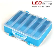 LEO 12,8*10*3,7 см Высококачественный водонепроницаемый пластиковый крючок для наживки коробка синяя рыболовная коробка для крючков