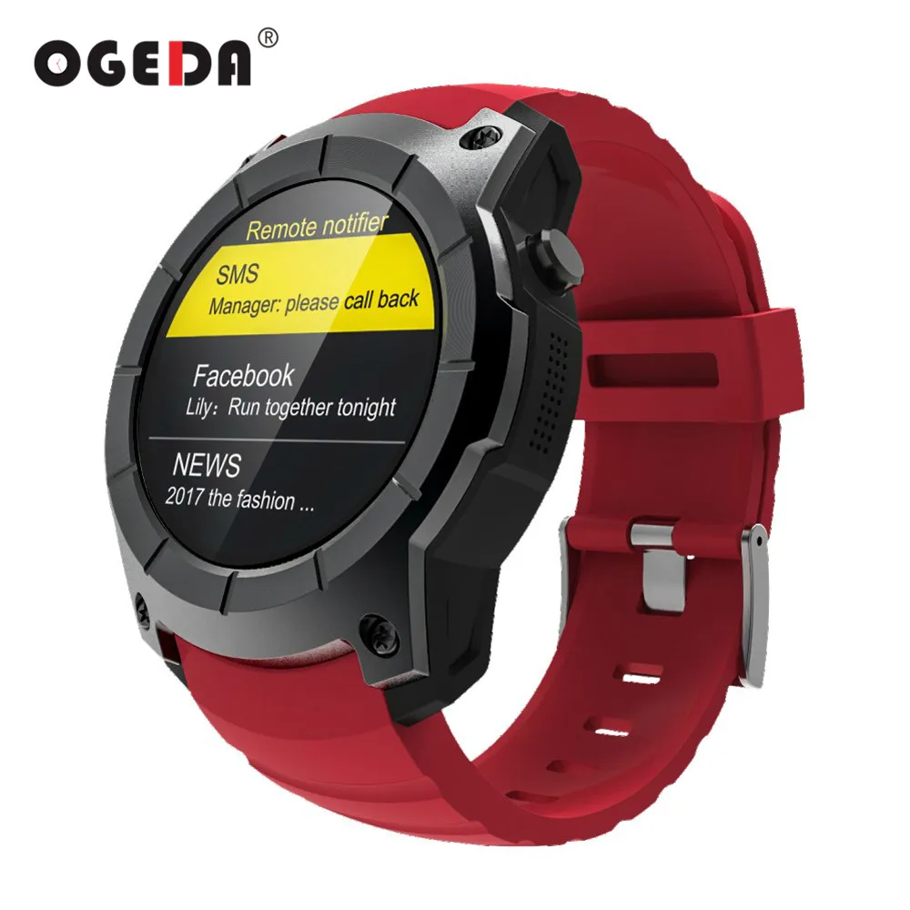 2019 OGEDA фитнес часы мужские gps Смарт 2018 Спорт пульсометр монитор Мульти часы|watch