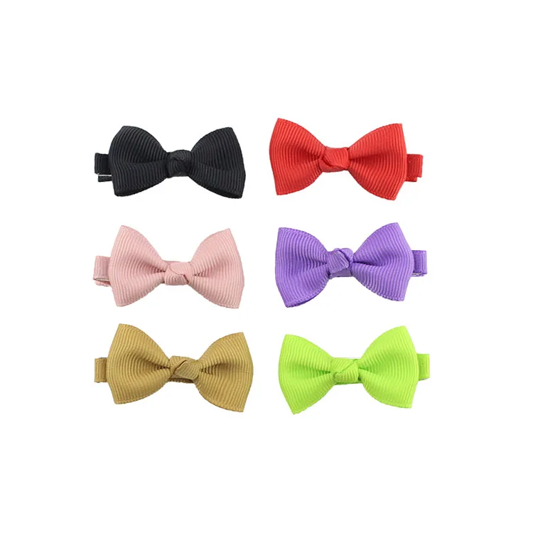 Newborn Cute Colorful Bow Elastic Hairbands Baby Girls Hair Wrap Ribbon Headbands Hair Bands Kids Headwear Hair Accessories (7)