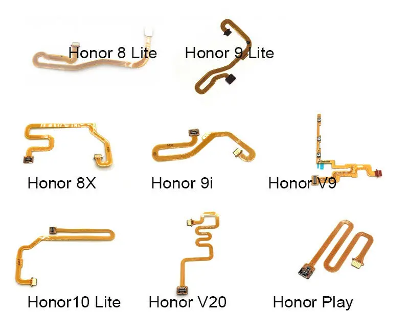 Fingerprint Finger Touch Button Connect Flex Cable Huawei Honor 8 Lite 8X V9i 10 V20 | Мобильные телефоны и аксессуары