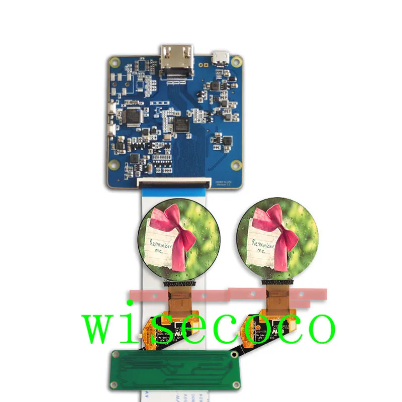  400(RGB)*400 1.39 inch round OLED screen 350 brightness hdmi mipi board
