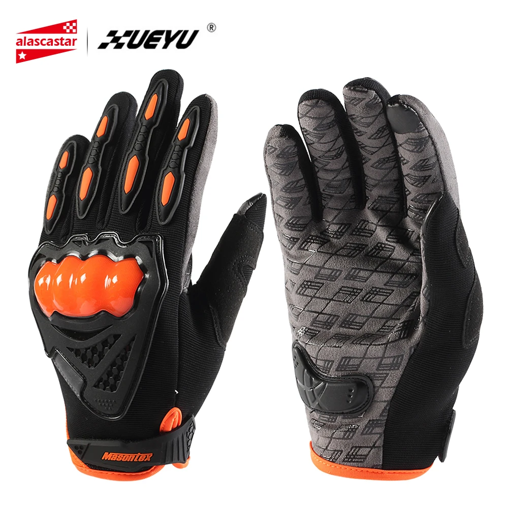 

XUEYU Motorcycle Gloves Touch Screen Full Finger Moto Reflective Motorcross Gloves Cycling Motorbike Guantes Moto Riding Gloves