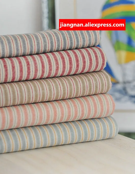 

50cmx70cm DIY Japan Little Cloth group Yarn-dyed fabric,for sewing Handmade Patchwork Quilting ,Grid stripe dot 240g/m