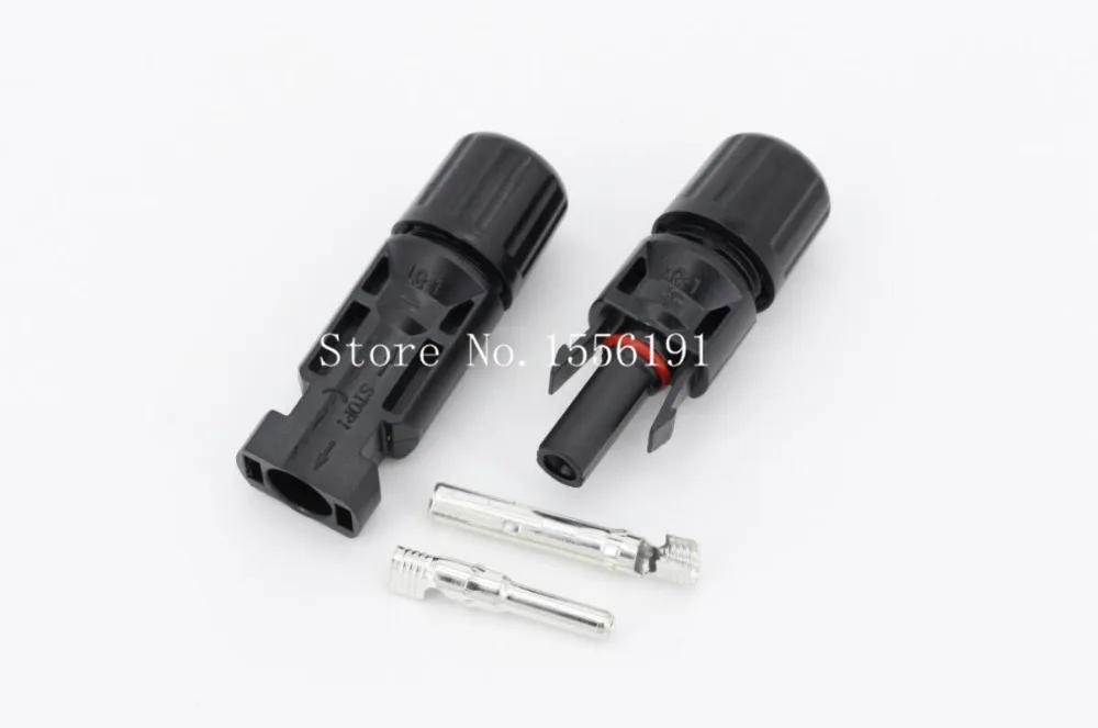 

5 Sets/lot MC4 Amorphous solar panel connector,Male and Female Plug,Waterproof connectors,PV connector, TUV certification