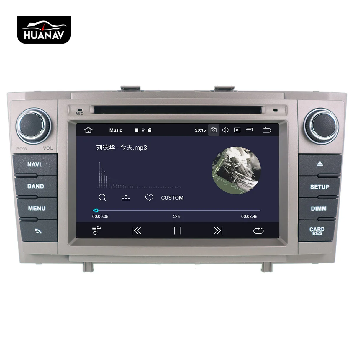 Best DSP Android 9 Car CD DVD Player GPS Navigation For Toyota Avensis 2009-2015 T27 head unit auto radio stereo tape recorder 4+64G 4