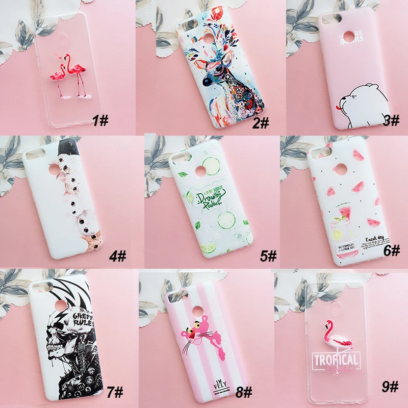 

Xiaomi mi a1 Case Flamingo Cover Cute original TPU Case for Xiaomi mi a1 phone cases Cartoon mi a1 fundas 100%