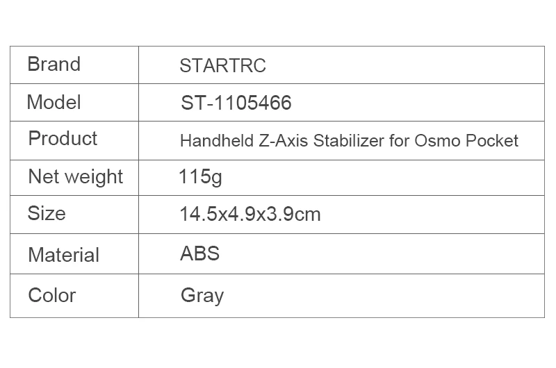 Startrc Osmo Карманный ручной Z-Axis стабилизатор со смартфоном с ЧПУ держатель Штатив селфи палка для DJI osmo карманная ручка gimbal