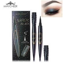 MAYCHEER Фирменная подводка для глаз ручка крутая черная Водонепроницаемая быстросохнущая жидкая подводка для глаз Карандаш Макияж не halo окрашивание Стойкая подводка для глаз