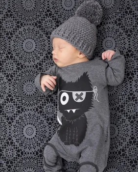 New 2017 fashion baby boy clothes long sleeve baby rompers newborn cotton baby girl clothing jumpsuit infant clothing