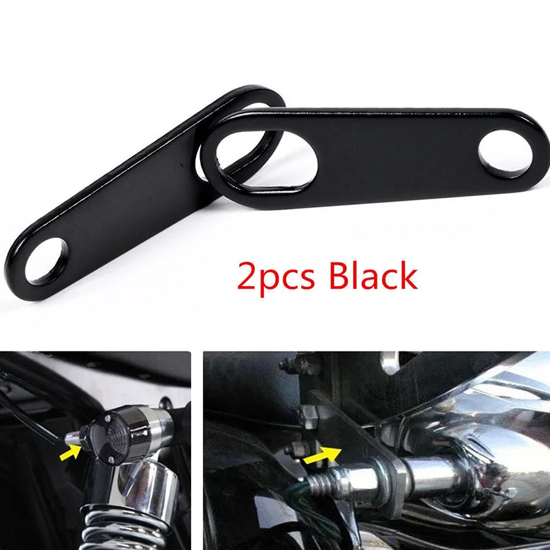 

2Pcs Set Motorcycle Motorbike Relocation Rear Turn Signal Light Bracket Holder Motor Accessories