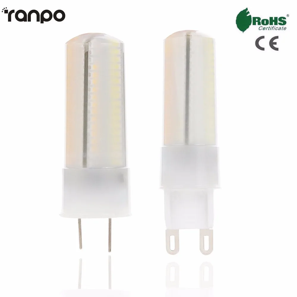 G8 G9 5W Silicone Crystal LED Corn Bulb Light White Warm Neutral Lamp